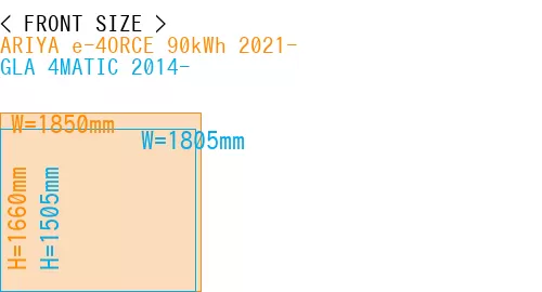 #ARIYA e-4ORCE 90kWh 2021- + GLA 4MATIC 2014-